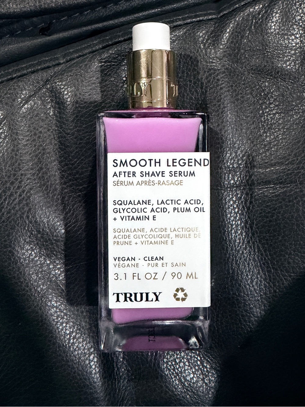 TRULY Smooth Legend After Shave Serum – Pink and Gold Accents